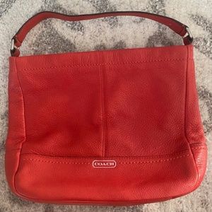 Red Coach Crossbody bag